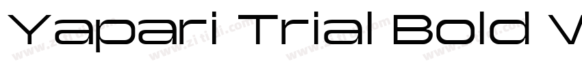 Yapari Trial Bold Wi字体转换 Yapari Trial Bold Wi字体转换